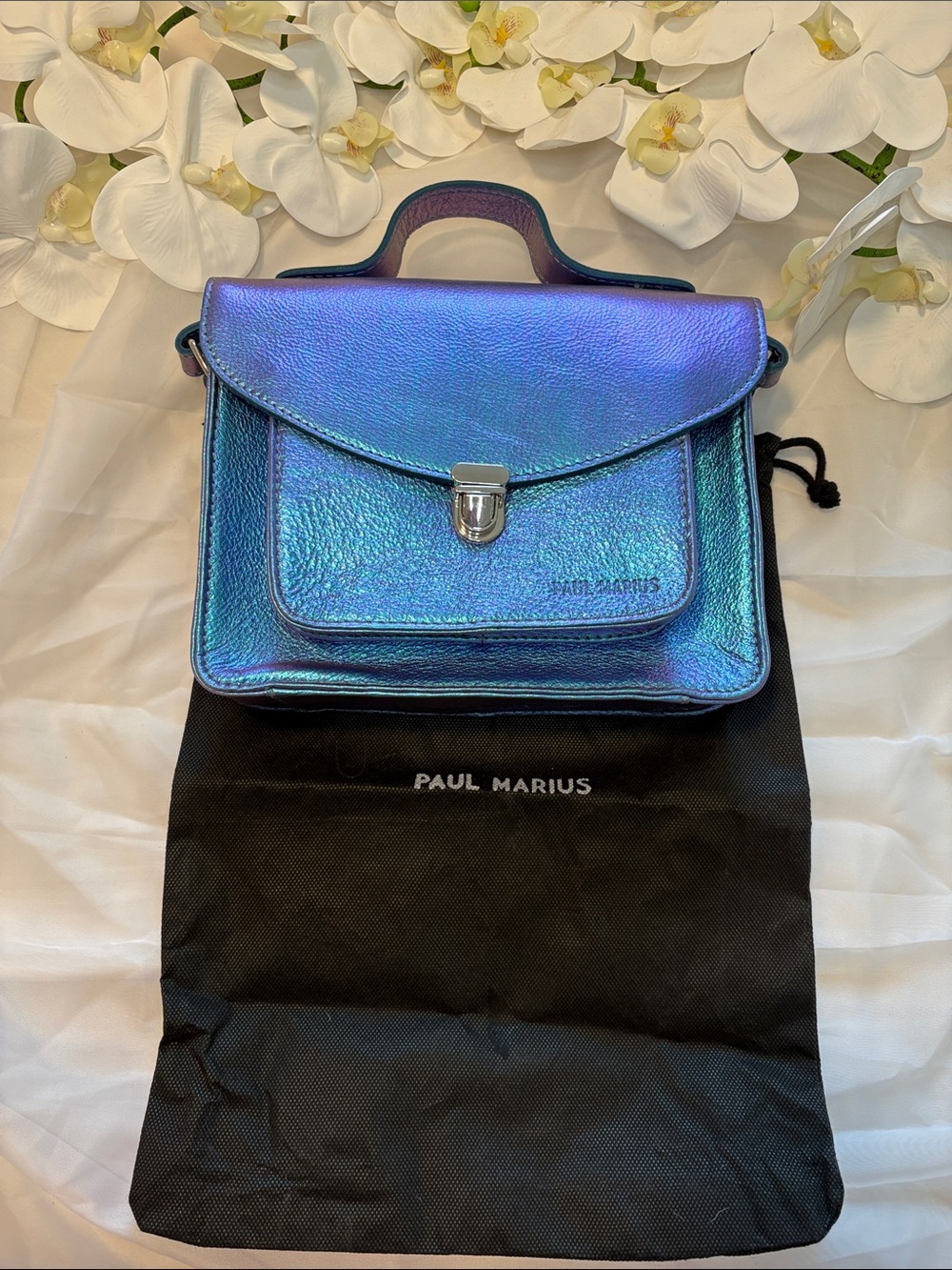 Paul Marius Beetle Mademoiselle George Satchel Crossbody Bag - Picture 10 of 10